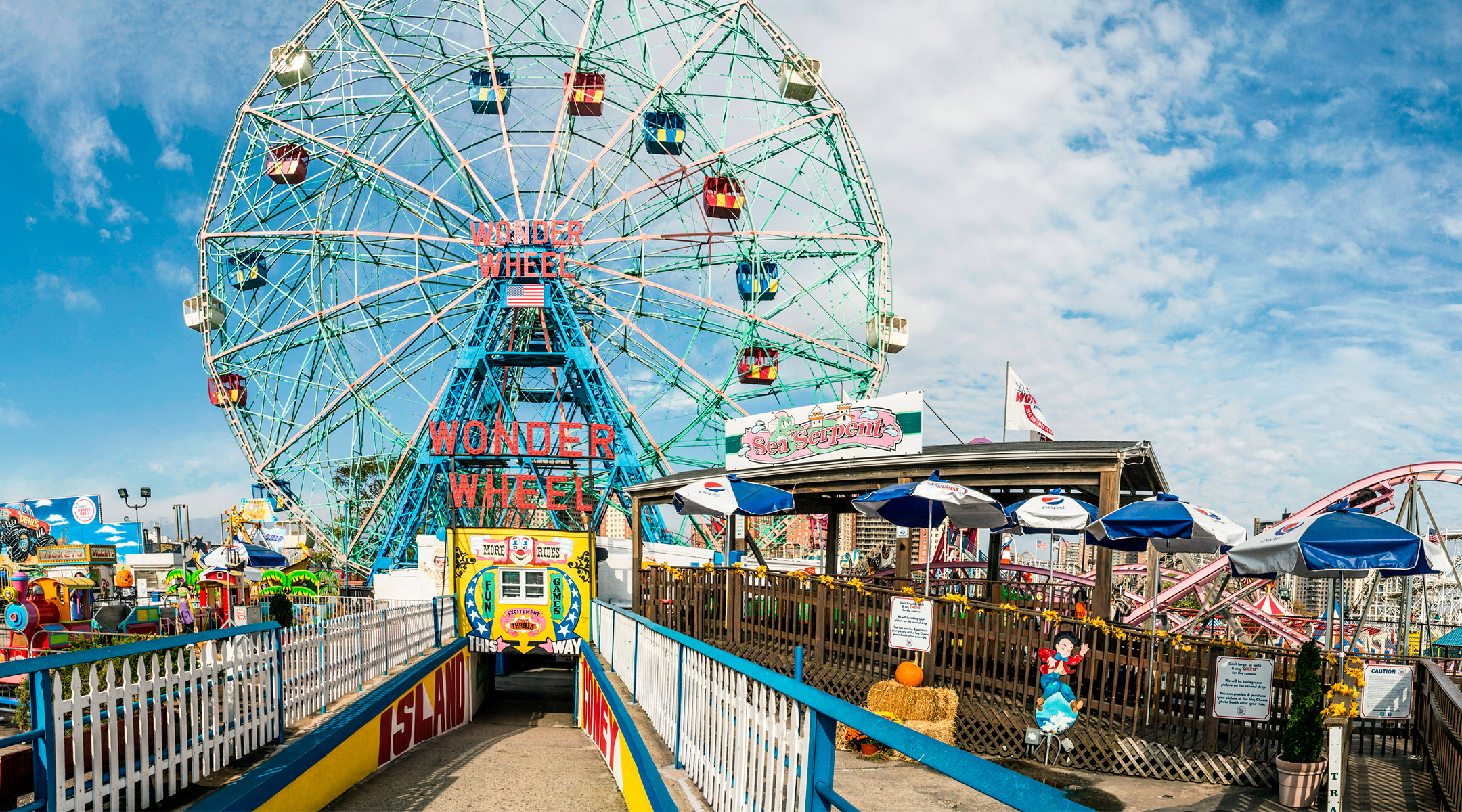 coney island amusement park, wonder wheel