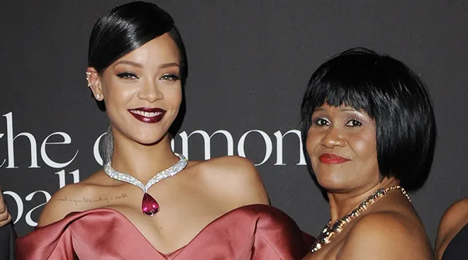 Rihanna And Her Mom