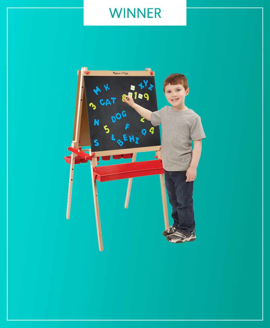 Deluxe magnetic store standing art easel