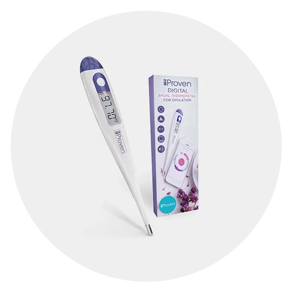 Basal Thermometer for Ovulation Tracking + free app (iOS & Android) from  OVY Perfect for Natural Family Planning, Fertility Test & Baby Thermometer  : : Health & Personal Care