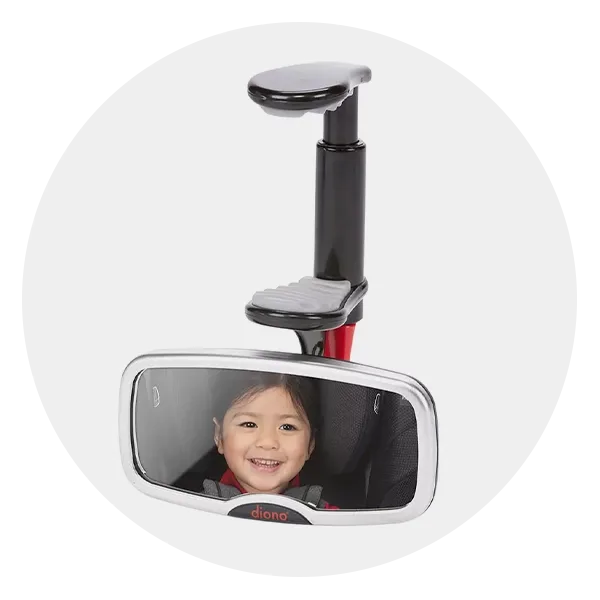 Baby Mirror for Car - Largest and Most Stable Backseat Mirror with