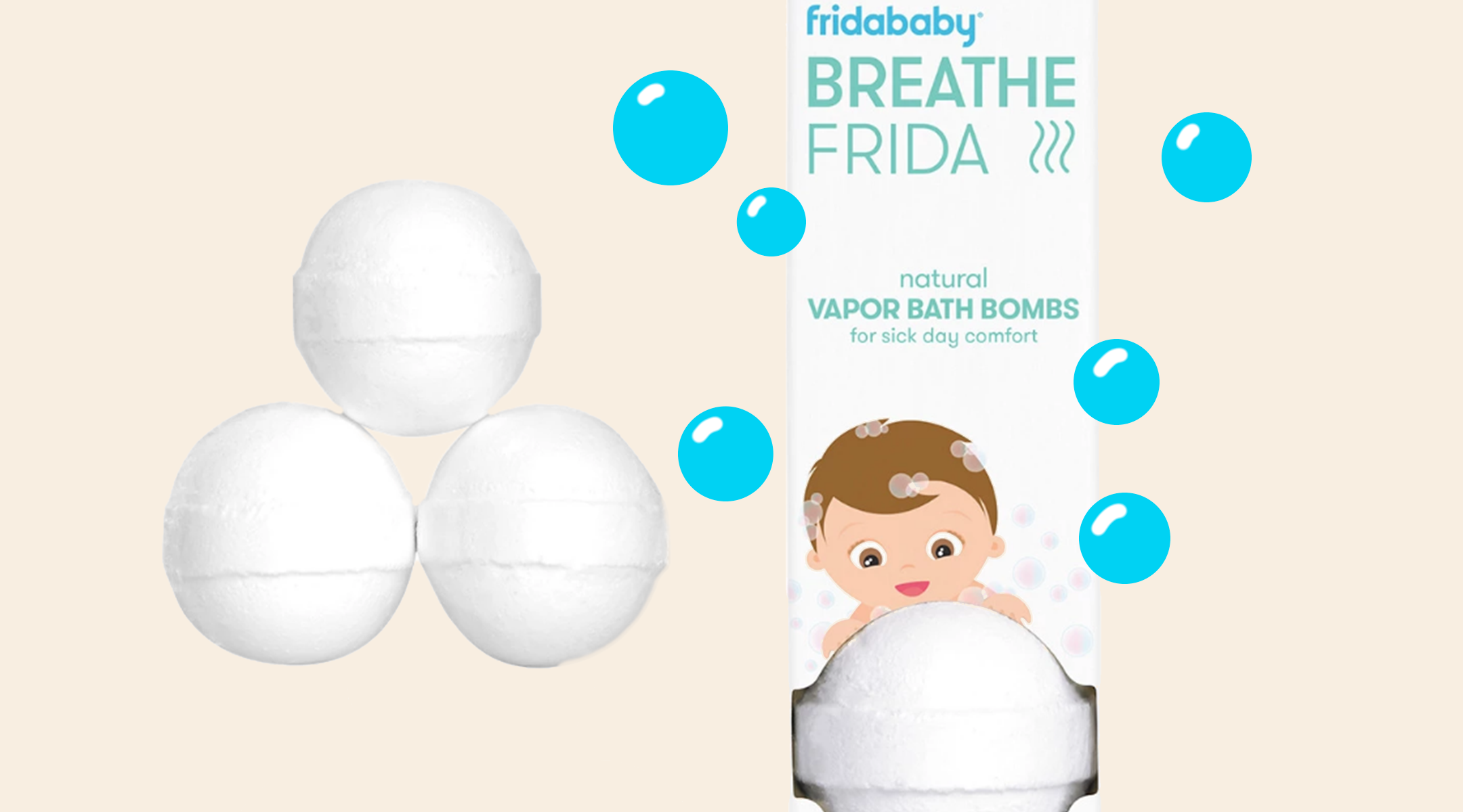 friday baby bath bombs for colds