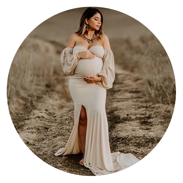 Free Size Tulle Maternity Robe for Photo Shoot Maternity Dress Baby Shower  Dress Photography Dress