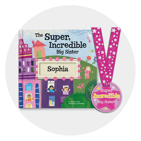 I See Me! “The Super, Incredible Big Sister” Personalized Book with Medal