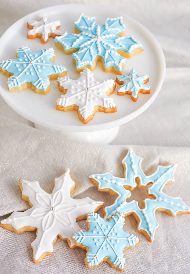 Hungry Couple: White Chocolate Snowflake Sugar Cookies