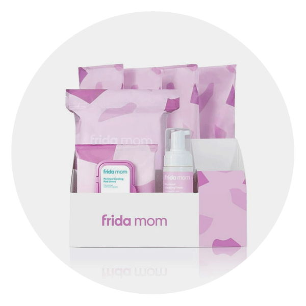 Frida Mom - Intro Bundle - Upside Down Peri Bottle + Boyshort Disposable  Postpartum Underwear + Instant Ice Maxi Pads