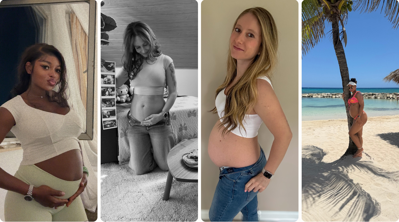 21 weeks pregnant belly