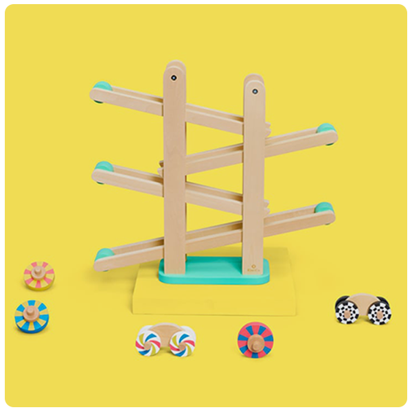 KiwiCo Color Wheel Racers and Ramp