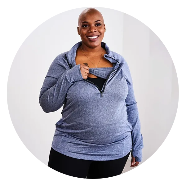 The Always-On Nursing Tank: Made with a lactation expert | Plus Size