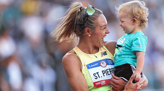 Elle St. Pierre Qualifies For Olympics 17 Months Postpartum