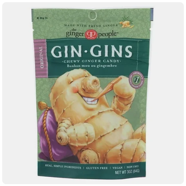 The Ginger People GIN GINS Natural Fresh Ginger Candy