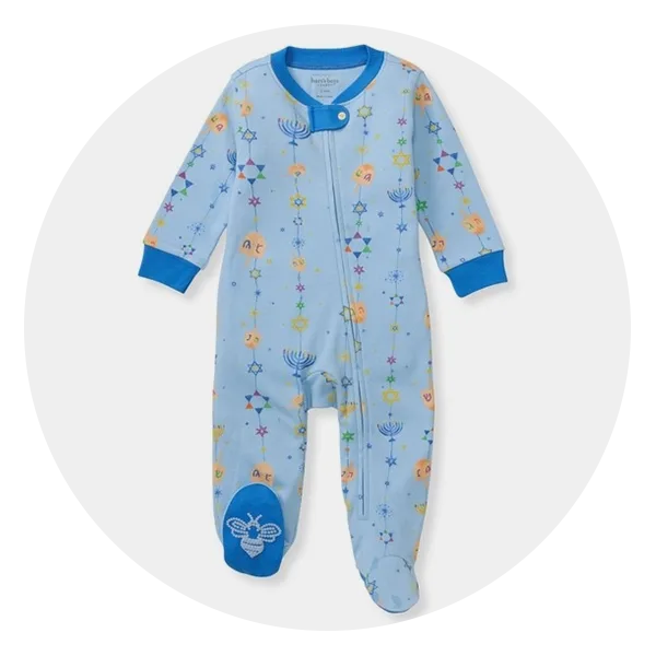 Burt's Bees Hanukkah Joy Organic Cotton Matching Family Pajamas