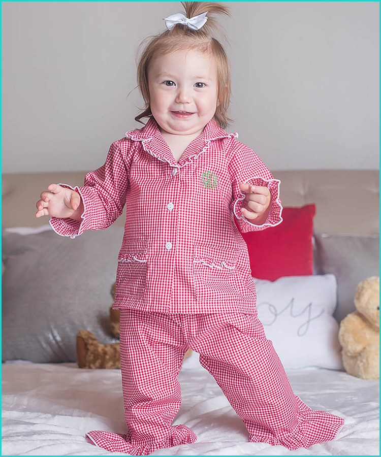 Baby Girls 1-Piece Footed Fleece Pajamas /4T/ CHRISTMAS STOCKINGS Kleding Meisjeskleding Babykleding voor meisjes Pyjamas & Badjassen 