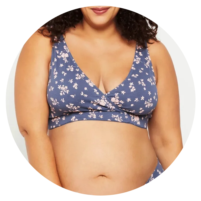 Motherhood Maternity plus size wrap maternity and nursing sleep bra