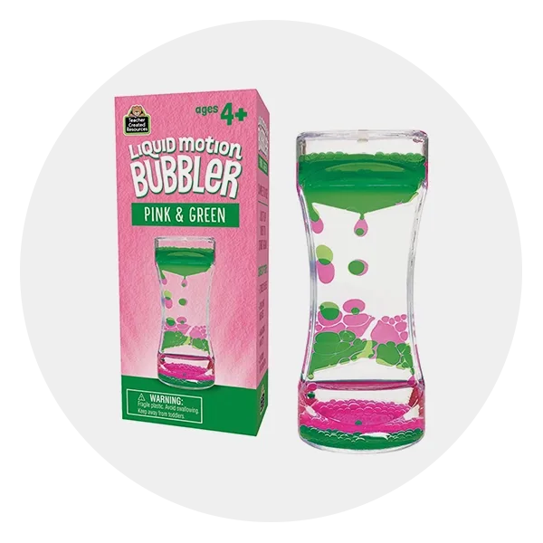 Teacher Created Resources Pink & Green Liquid Motion Bubbler