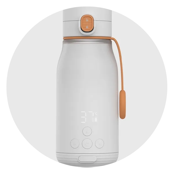 BuubiBottle Portable Milk Warmer for Baby by Quark - Rechargeable USB  Bottle Warmer for Breastmilk, Water & Formula - Precise Temperature Control  up