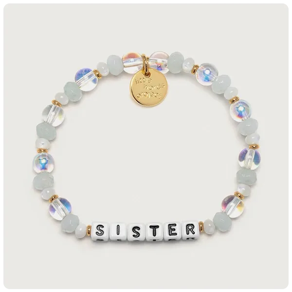Little Words Project Sister Bracelet