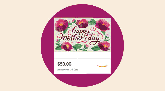 Mother's day amazon gift card