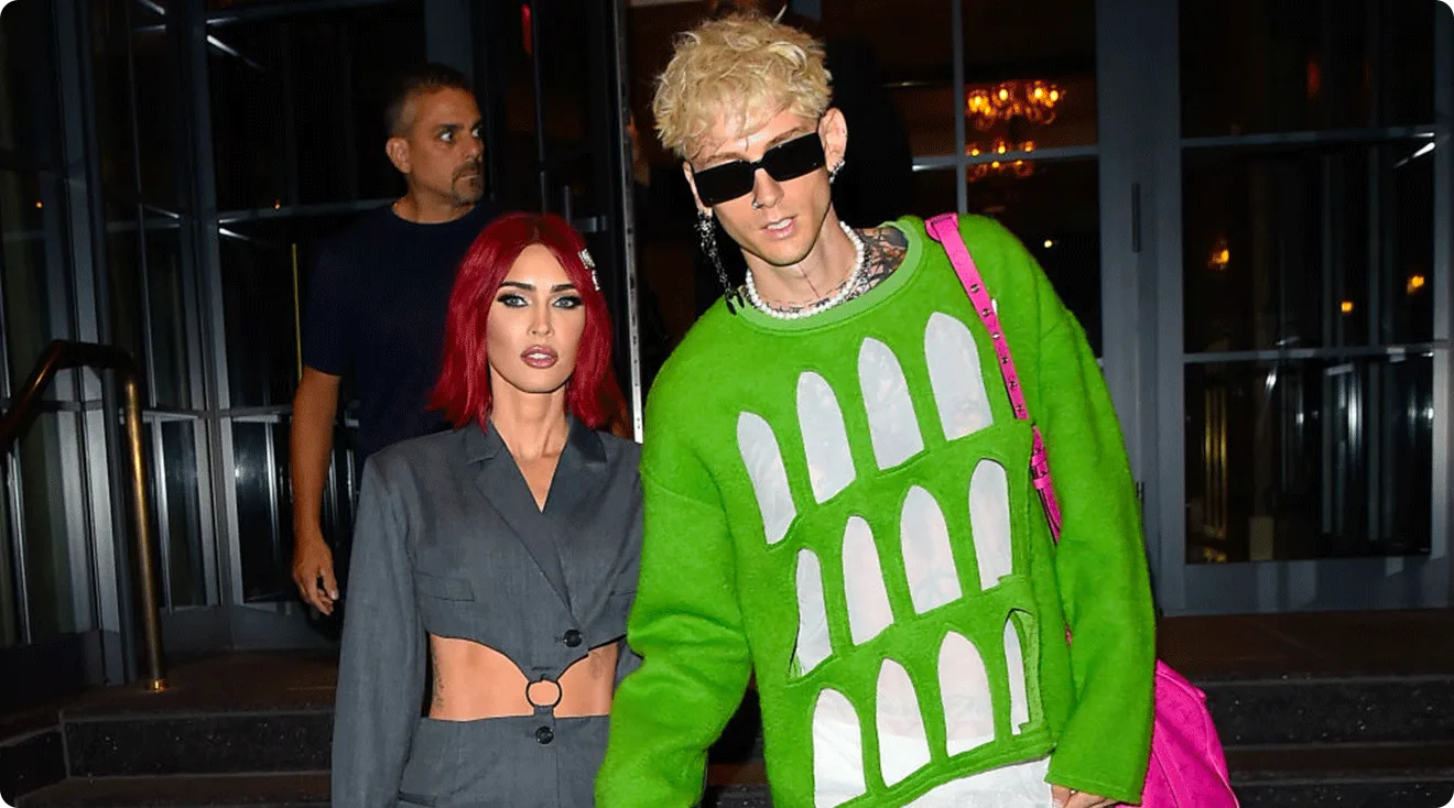 Megan Fox and Machine Gun Kelly are seen in Tribeca on September 06, 2023 in New York City.