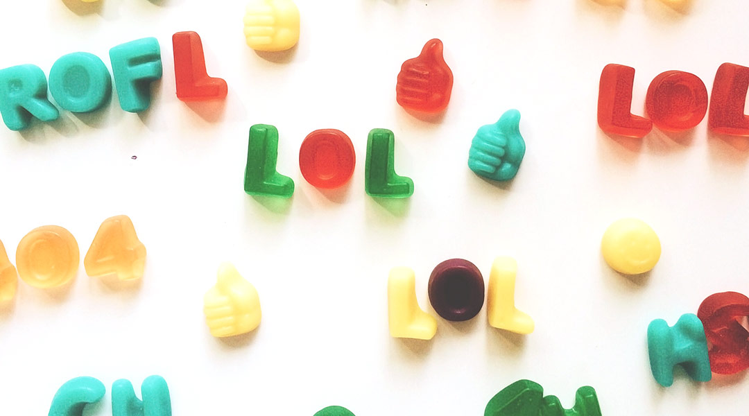 funny gummy candy that spells out lol and rofl