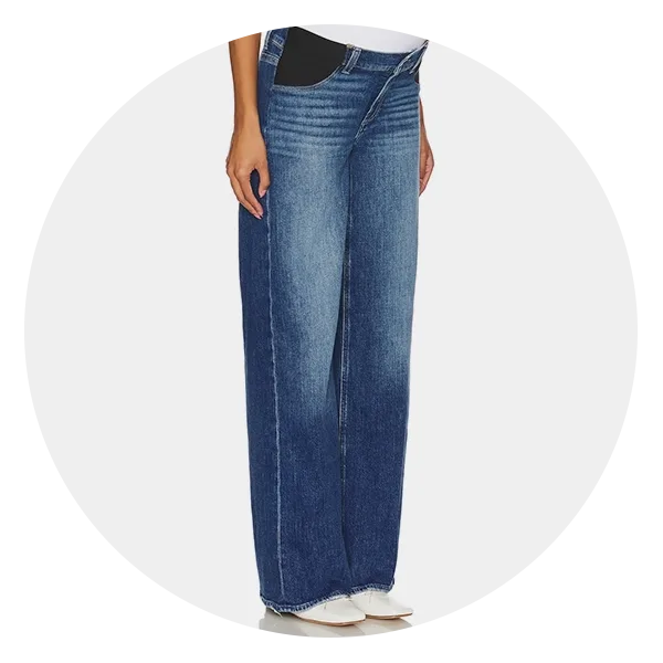 Paige Sasha 32" Maternity Wide Leg Jean