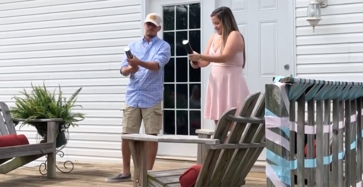 Dad Gets Hit In Groin After Gender Reveal Fail 1459