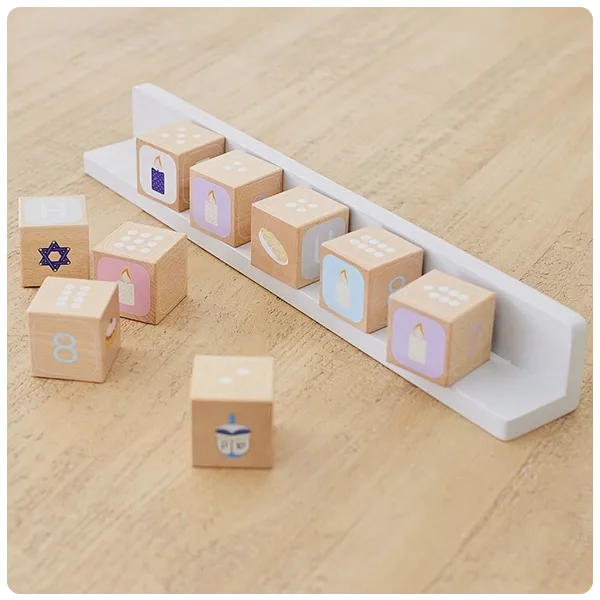 Pottery Barn Kids Hanukkah Wooden Block Set