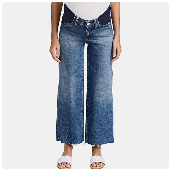 DL1961 Hepburn Wide Leg Maternity Jeans