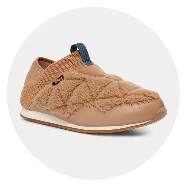 Teva Re Ember Padded Flat Shoes in Birch