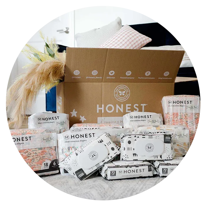 Honest Diapers and Wipes Subscription