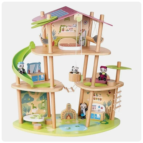 Hape Green Planet Explorers Pandas’ Bamboo House