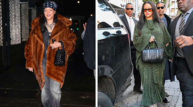 Rihanna seen on the street in new york and california