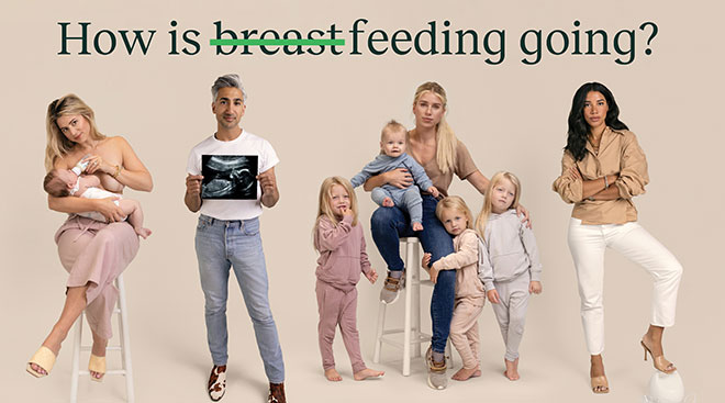 Formula brand Bobbie launches campaign to foster encouragement for non-breastfeeding moms. 