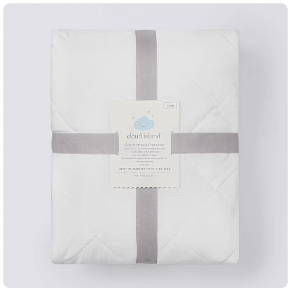 Waterproof Fitted Crib and Toddler Mattress Pad Cover