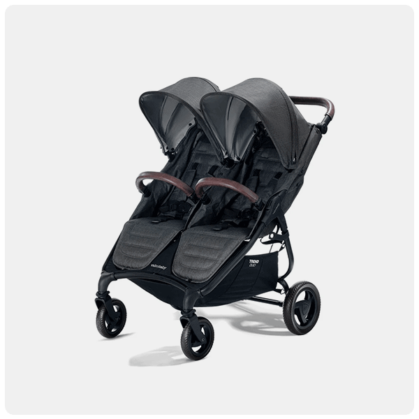 Valcobaby Trend Duo Side By Side Double Stroller with Bassinets