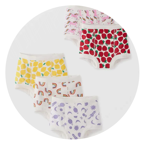 High Quality Soft Cotton Little Kids Panties Custom Pattern Teenage Girls  Underwear - China Underwear and Briefs price