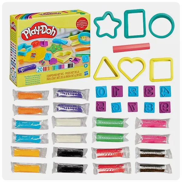 Play-Doh Numbers and Shapes Playset