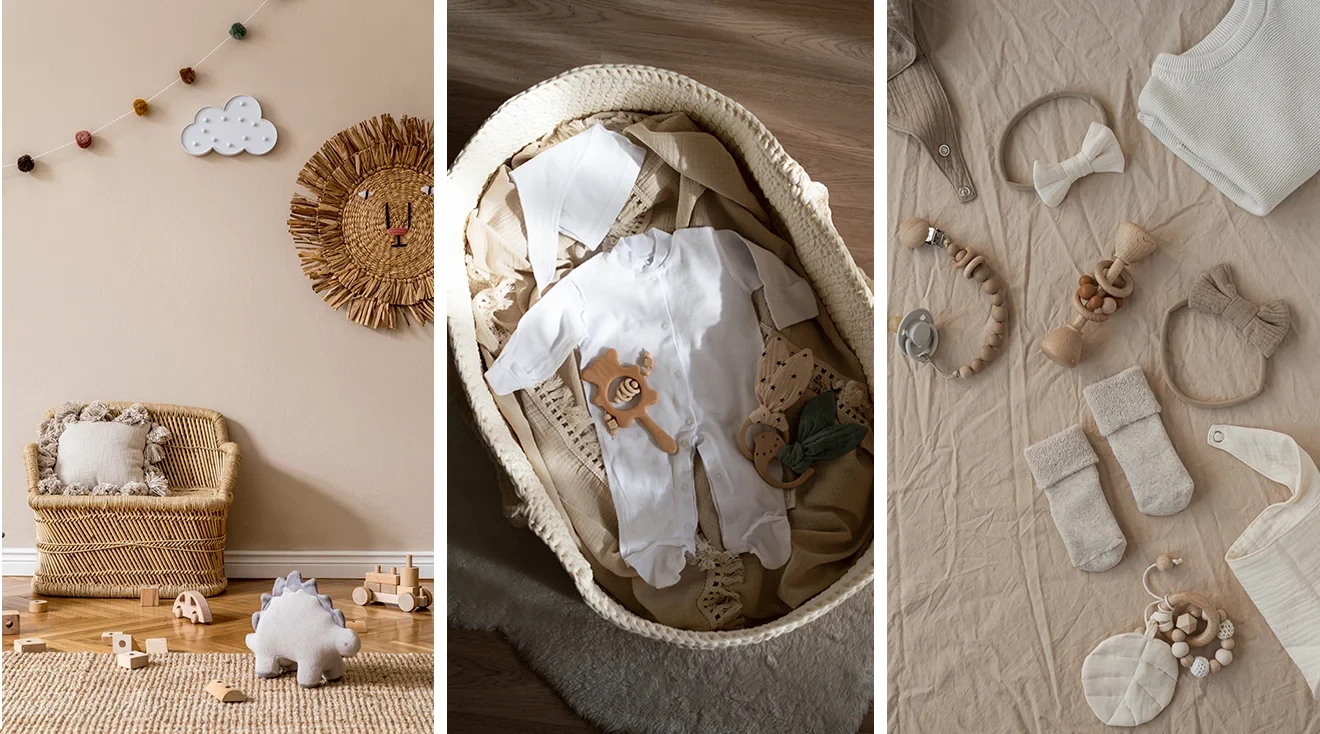 sad beige parenting and neutral baby decor