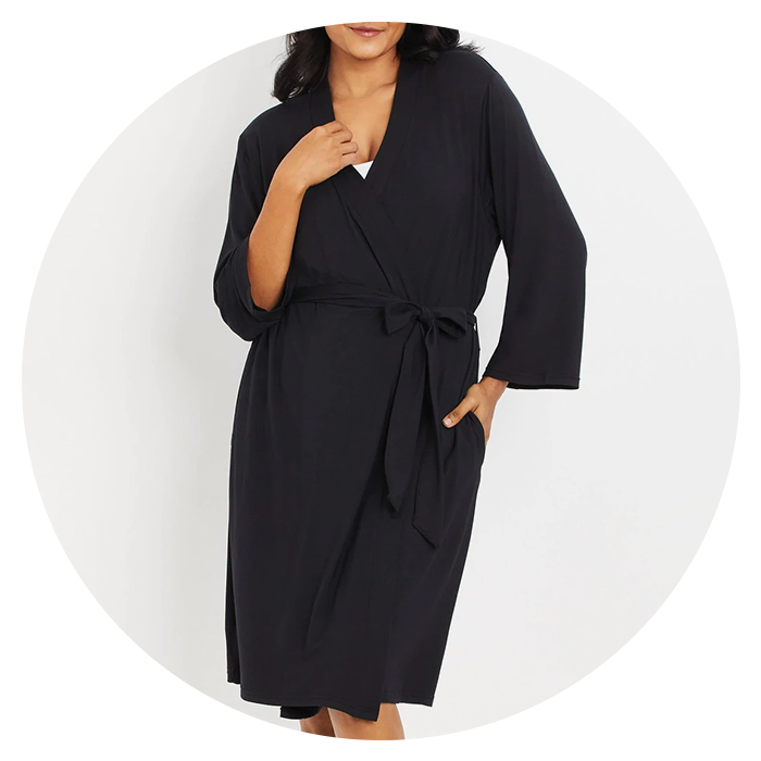 luxury maternity robe