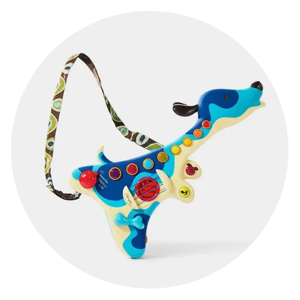 Cutest dog guitar toy