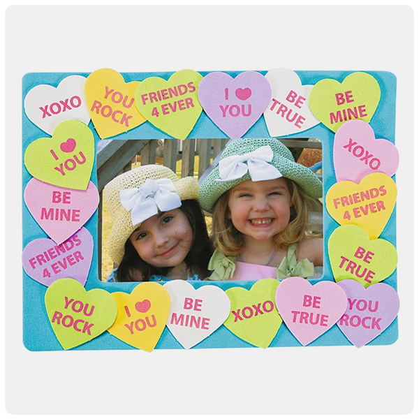 Fun Express Conversation Heart Picture Frame
