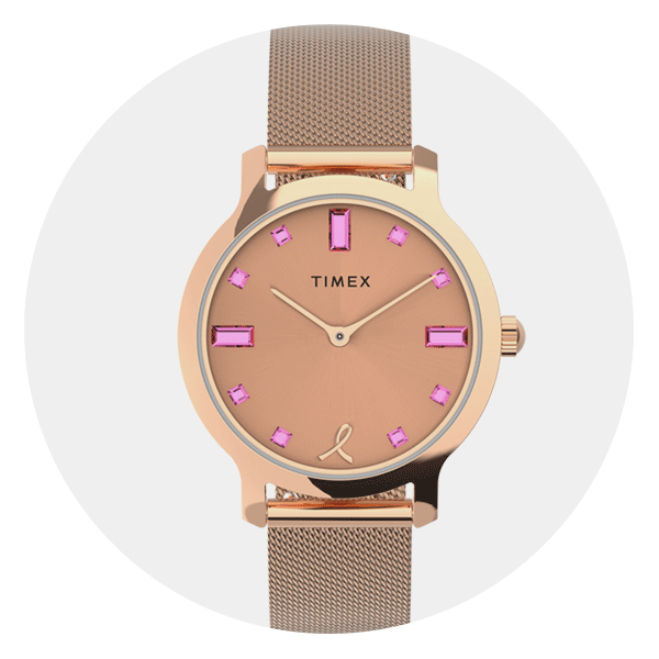 Timex Transcend x BCRF 31mm Stainless Steel Bracelet Watch