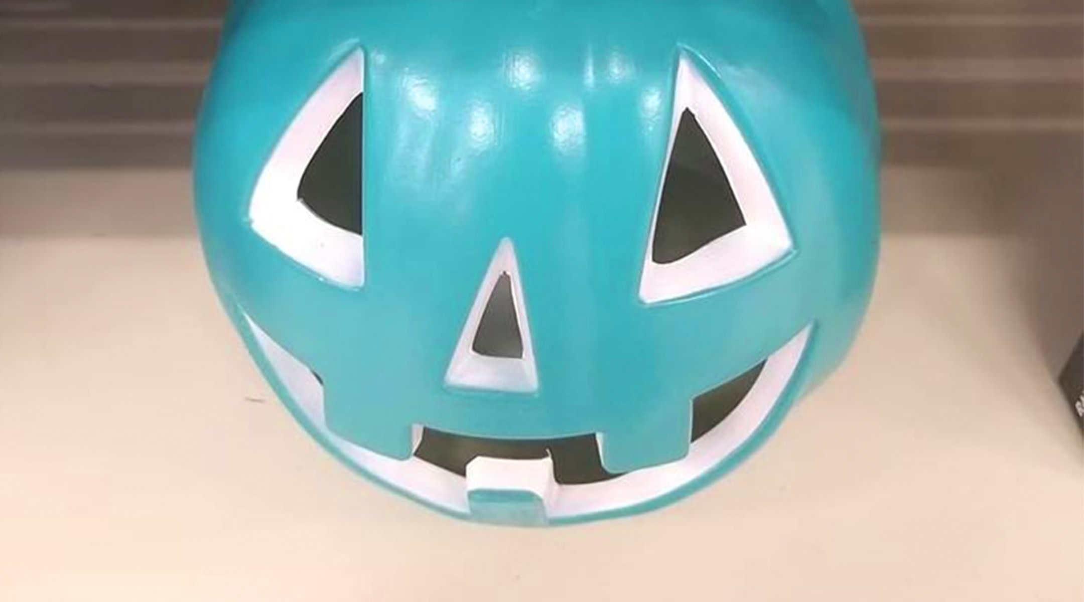 teal pumpkin at target lets people know their house has allergy safe candy options