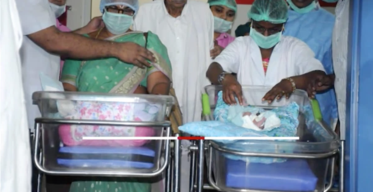 Oldest Woman to Give Birth Delivers Twin Girls at 73 Years Old Oldest Woman to Give Birth Delivers Twin Girls at 73 Years Old