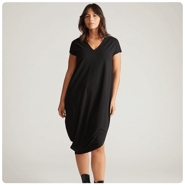 Universal Standard Iconic Geneva V-Neck Dress