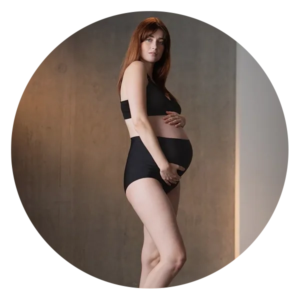Seraphine Zina Twin Pack No VPL Over Bump Maternity Briefs