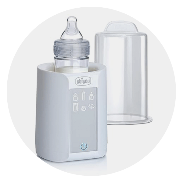Momcozy White Green Temperature Control Multifunctional Baby Bottle Warmer