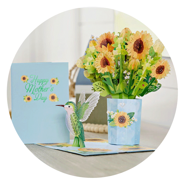 Mother’s Day Hummingbird Sunflower Bundle