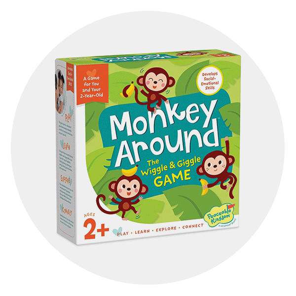 Peaceable Kingdom Monkey Around First Game for Toddlers