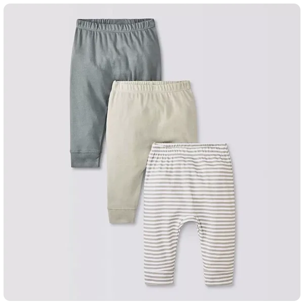 Cloud Island Cotton Jogger Pants 3-Pack